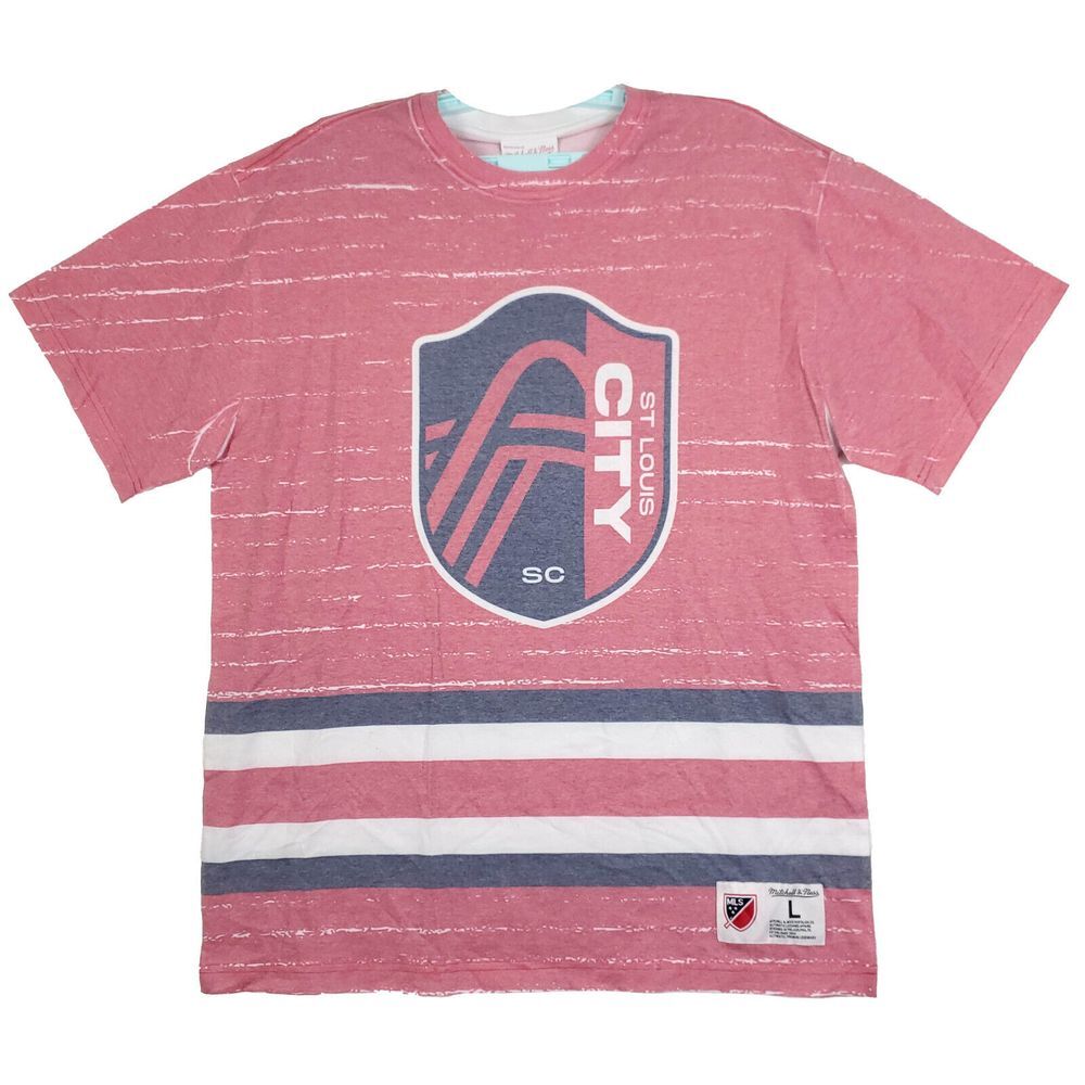 St. Louis City SC Mitchell & Ness MLS L Large Shirt Jumbotron 3.0 Artwork NWT